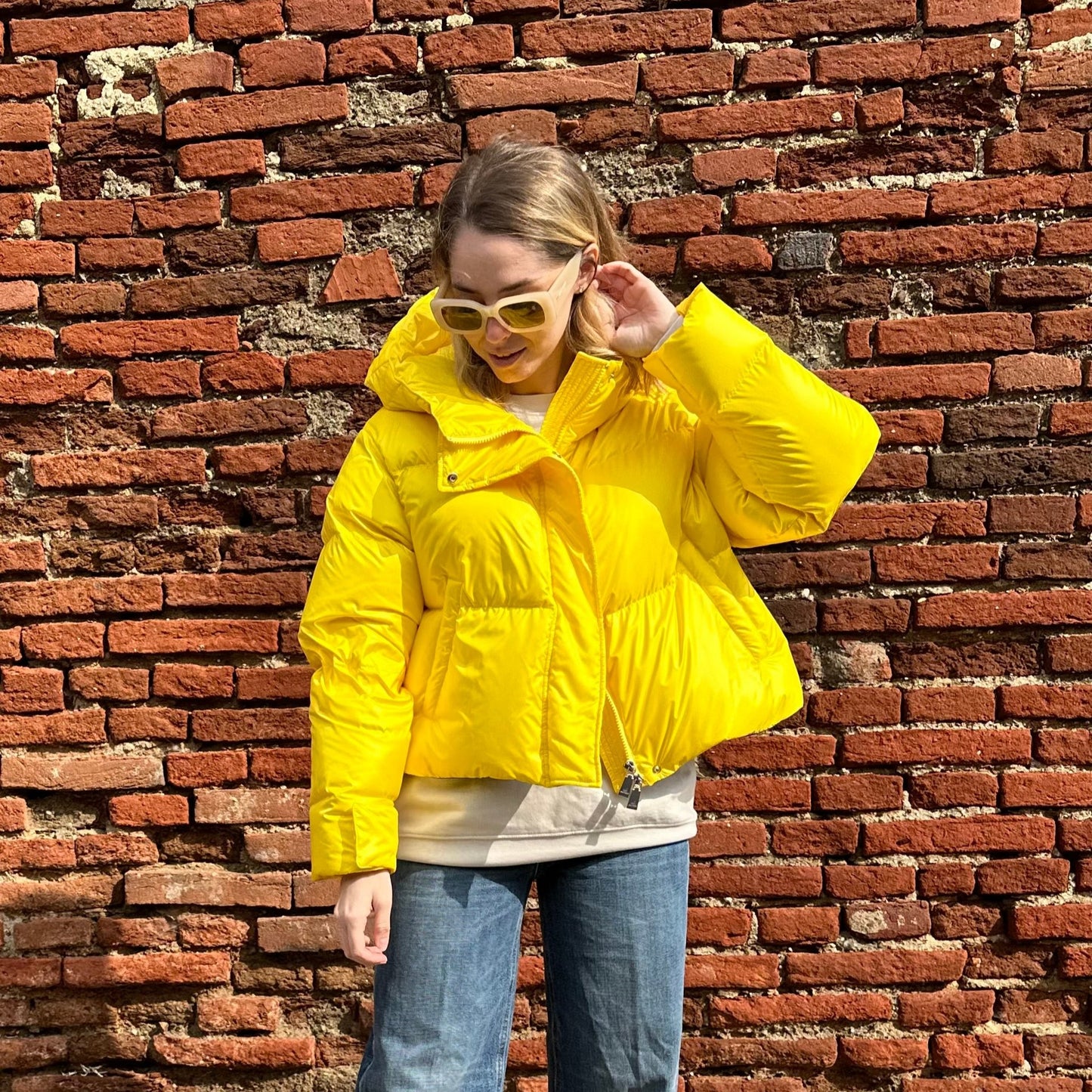 Anitroc - Short Puffer Giorgia Yellow