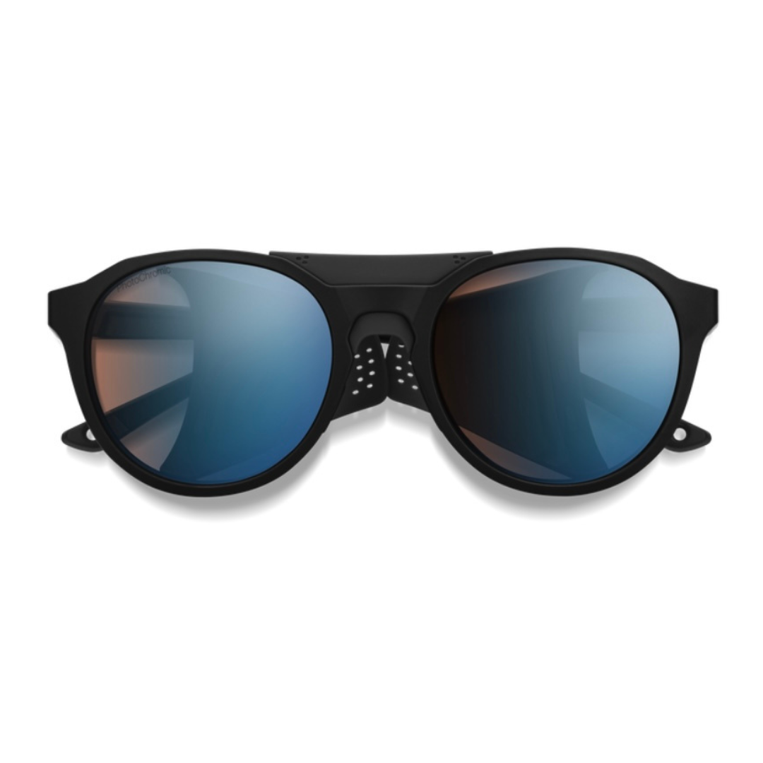 Smith Optics - Sunglasses Venture Matte Black + ChromePop Glacier Photochromic Copper Mirror Lens
