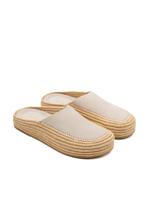 Paloma Barcelo’ - Clog Deba Suede Off White