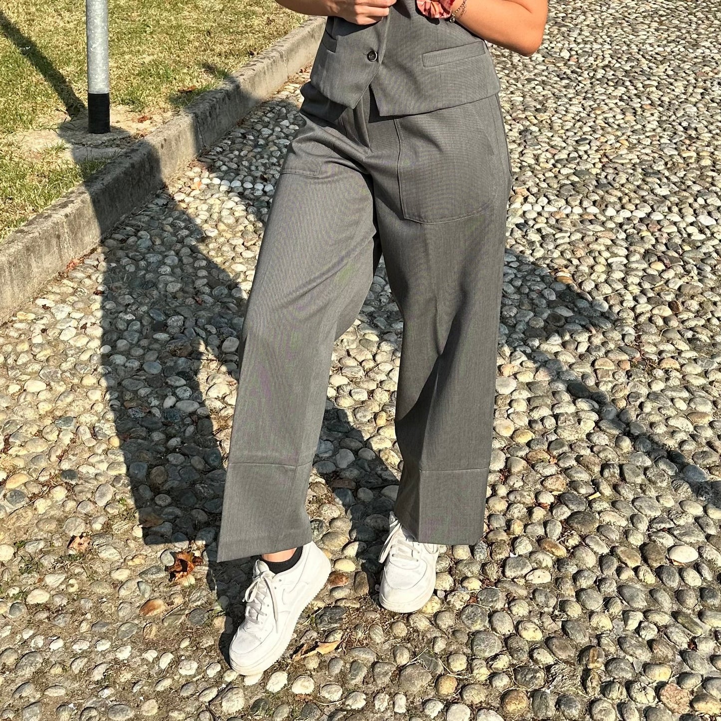 Nine In The Morning - Trouser On Stage Grey