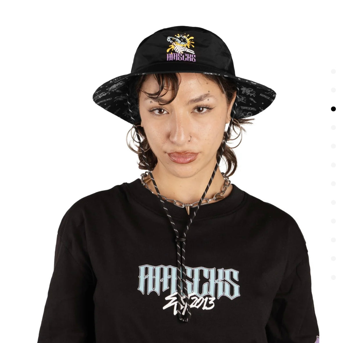 American Socks - Bucket Hat Bone Smasher Black
