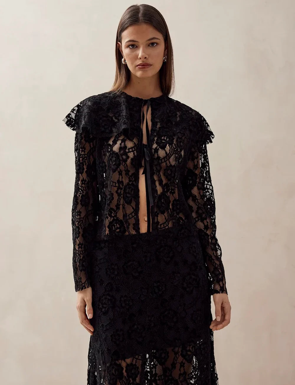 Alohas - Blouse Tolpa Lace Black