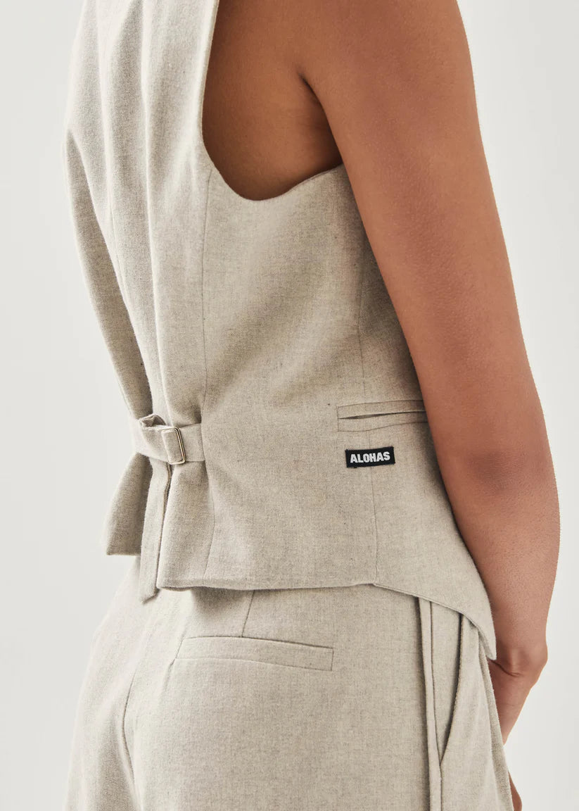 Alohas - Gilet Totti Cream