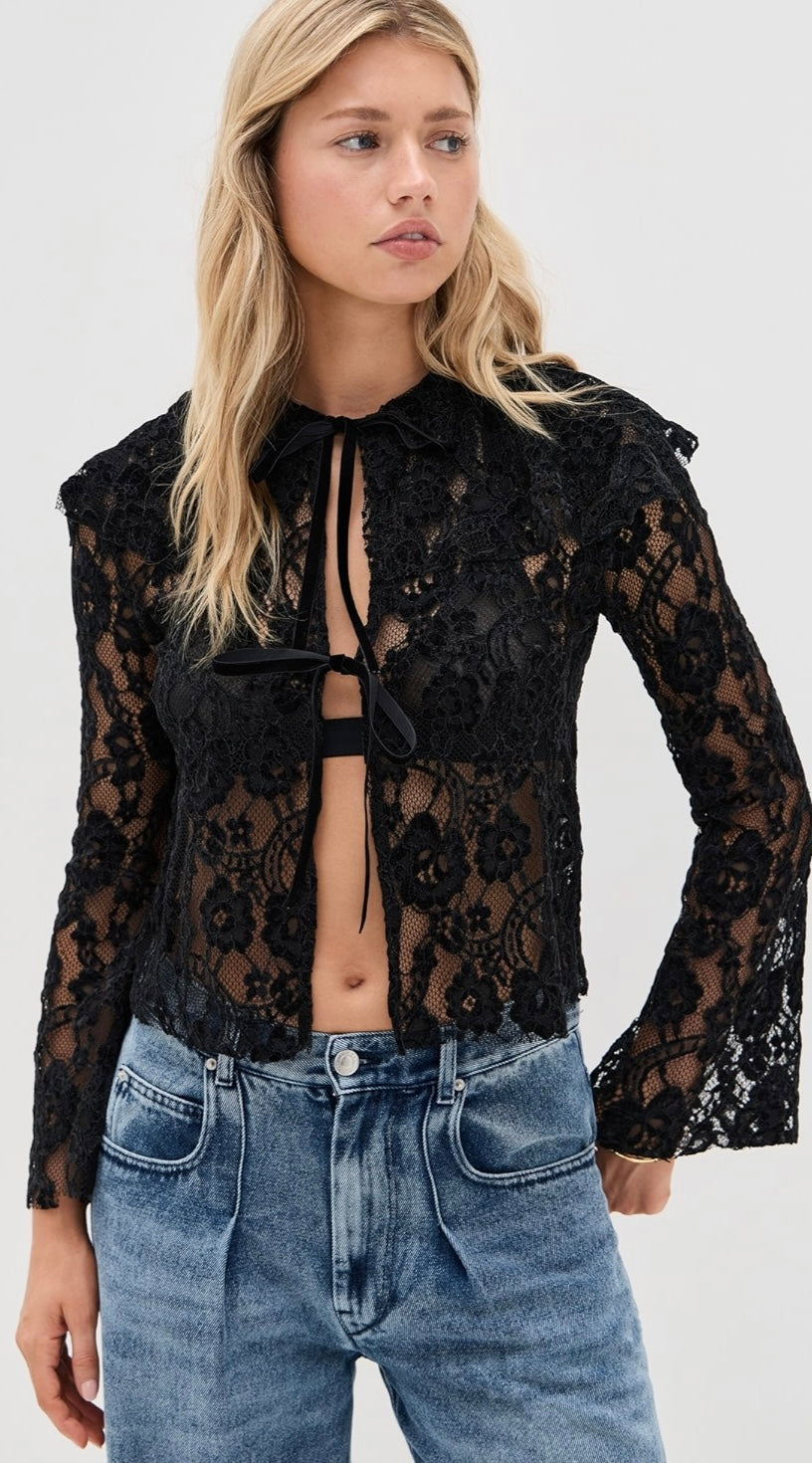 Alohas - Blouse Tolpa Lace Black