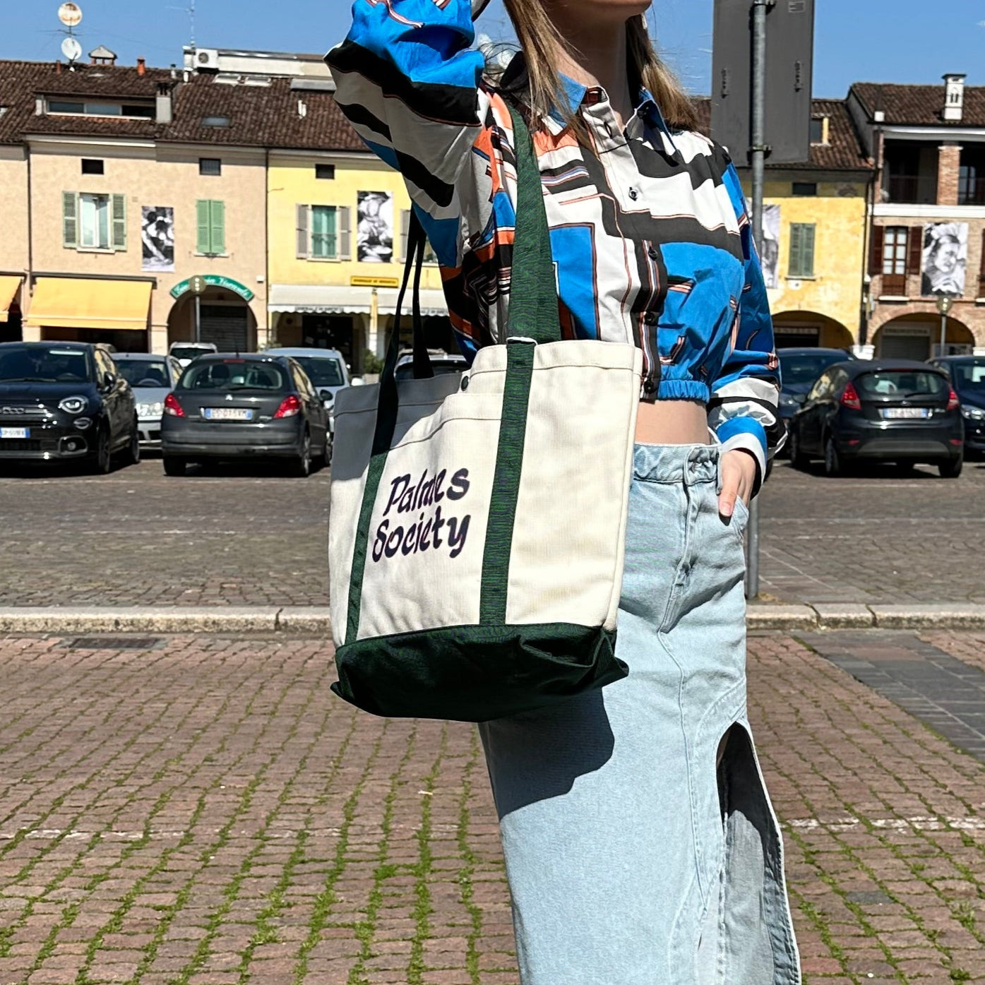 Palmes - Bag Society Tote Dark Green