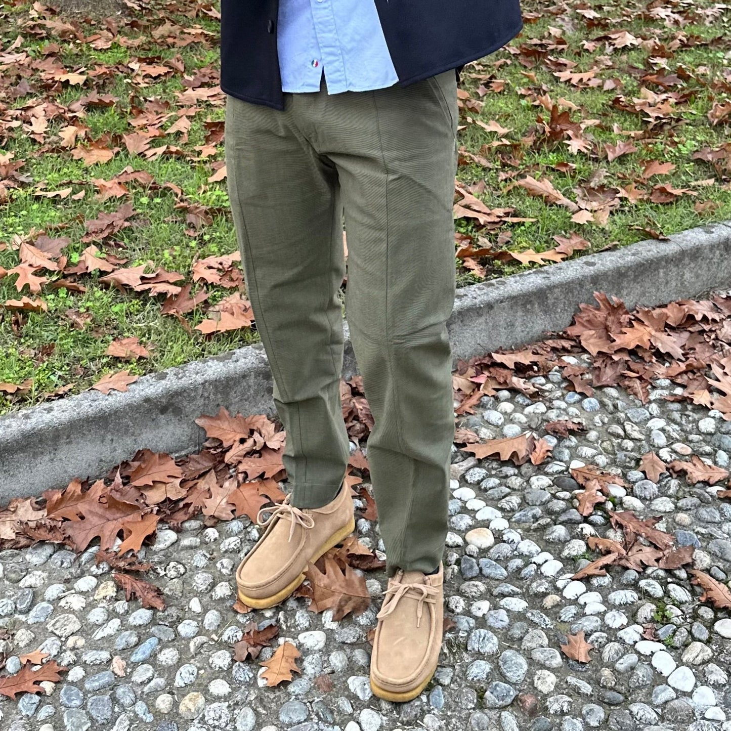Nine In The Morning - Trouser Kent Chino 3D Olive Green