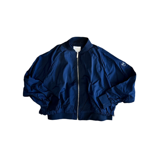 Knowledge Cotton Apparel - Bomber Dalia Short Total Eclipse