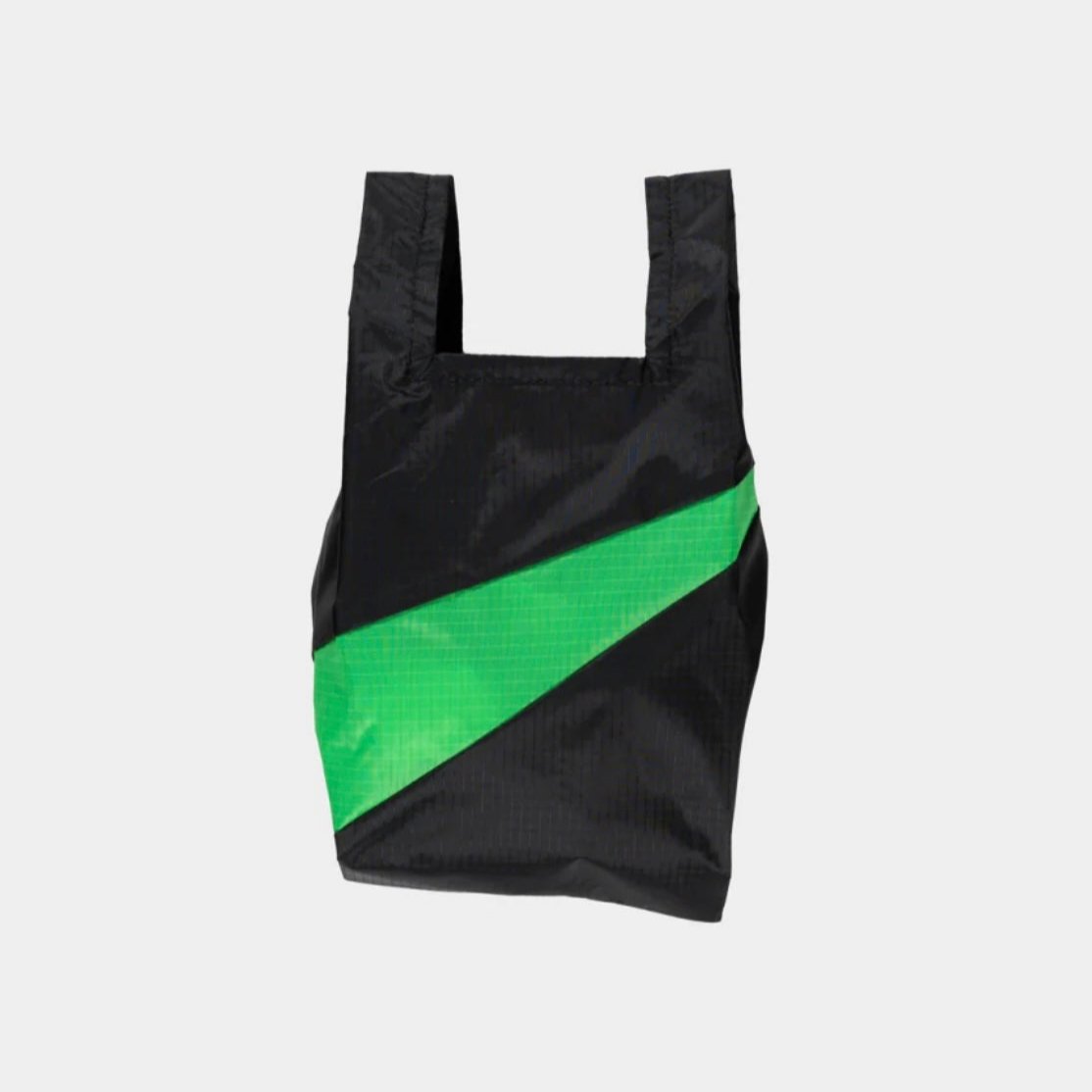 Susan Bijl - The New Shopping Bag Black & Greenscreen Small