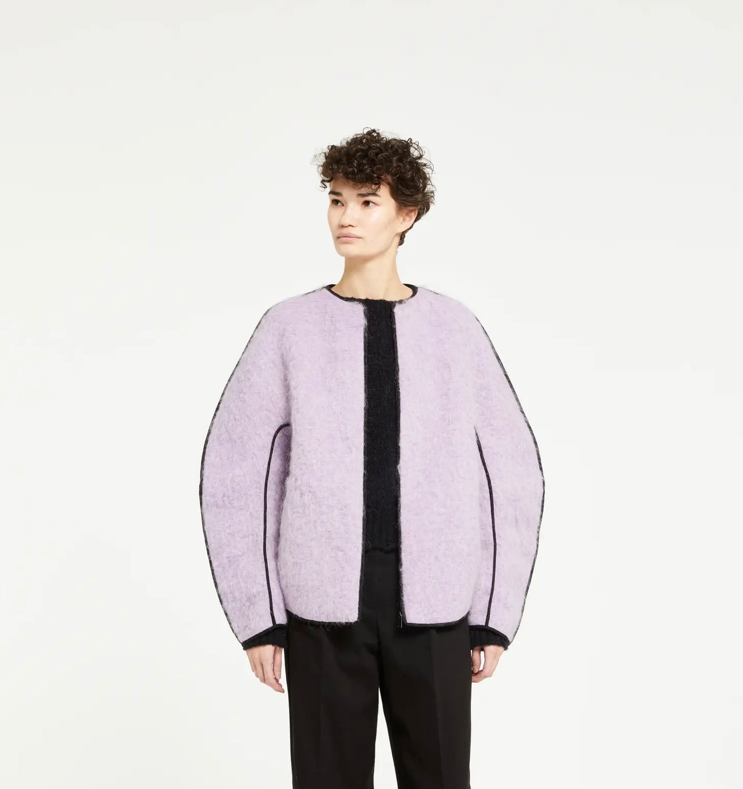 T-Coat - Bomber T22 Furry Lilla