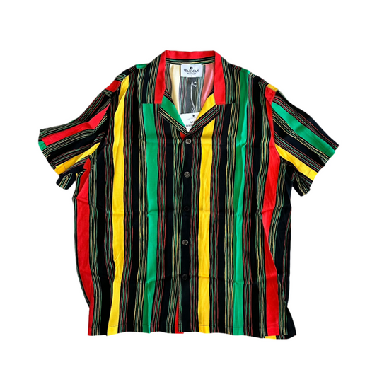 Waxman Brothers - Shirt Hawaiian Stripped Short-Sleeved  code 160