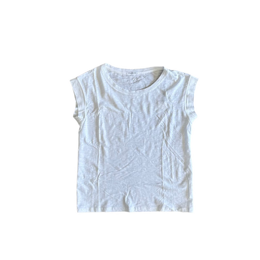 Anonym - T-shirt Noelia 100% Cotone PIMA Peruviano White