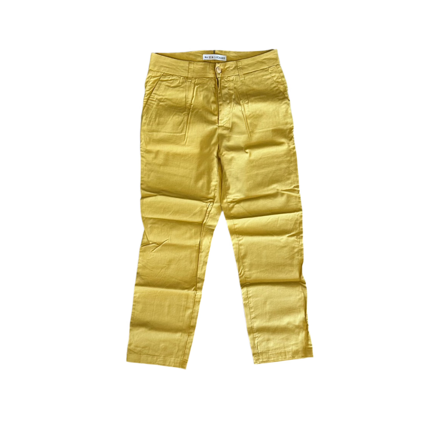 Maison Clochard - Trouser Mouette Regular Sunflower Yellow