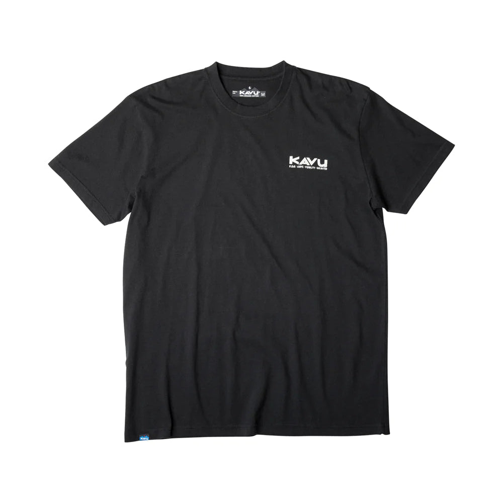 Kavu - T シャツ クレア アバブ エッチ アート ブラック
