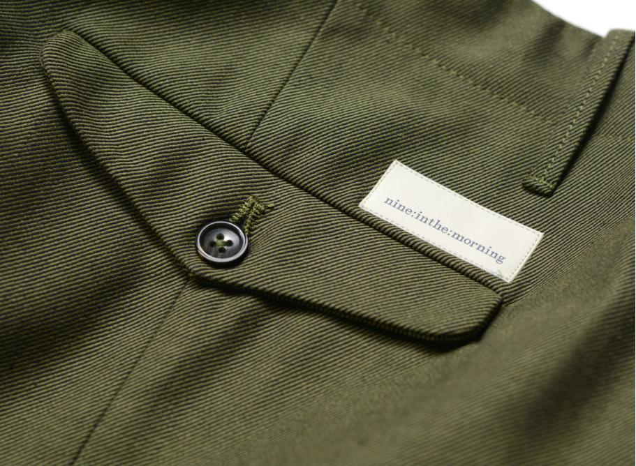 Nine In The Morning - Trouser Kent Chino 3D Olive Green
