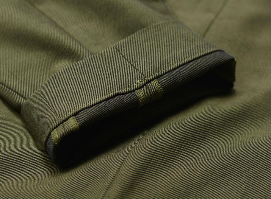 Nine In The Morning - Trouser Kent Chino 3D Olive Green