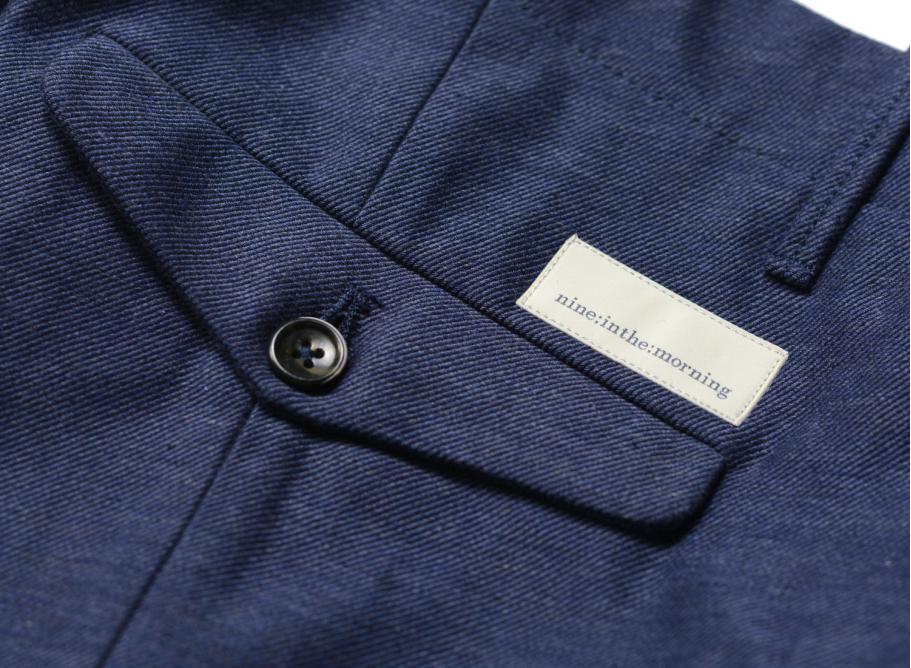 Nine In The Morning - Trouser Kent Chino 3D Blu Navy