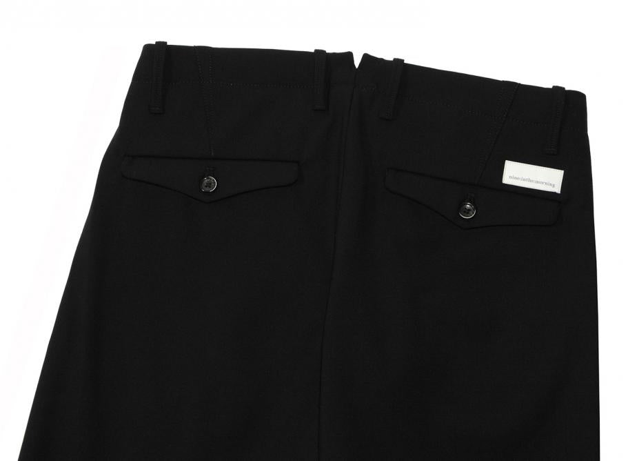 Nine In The Morning - Trouser Fold Slim Pences Black