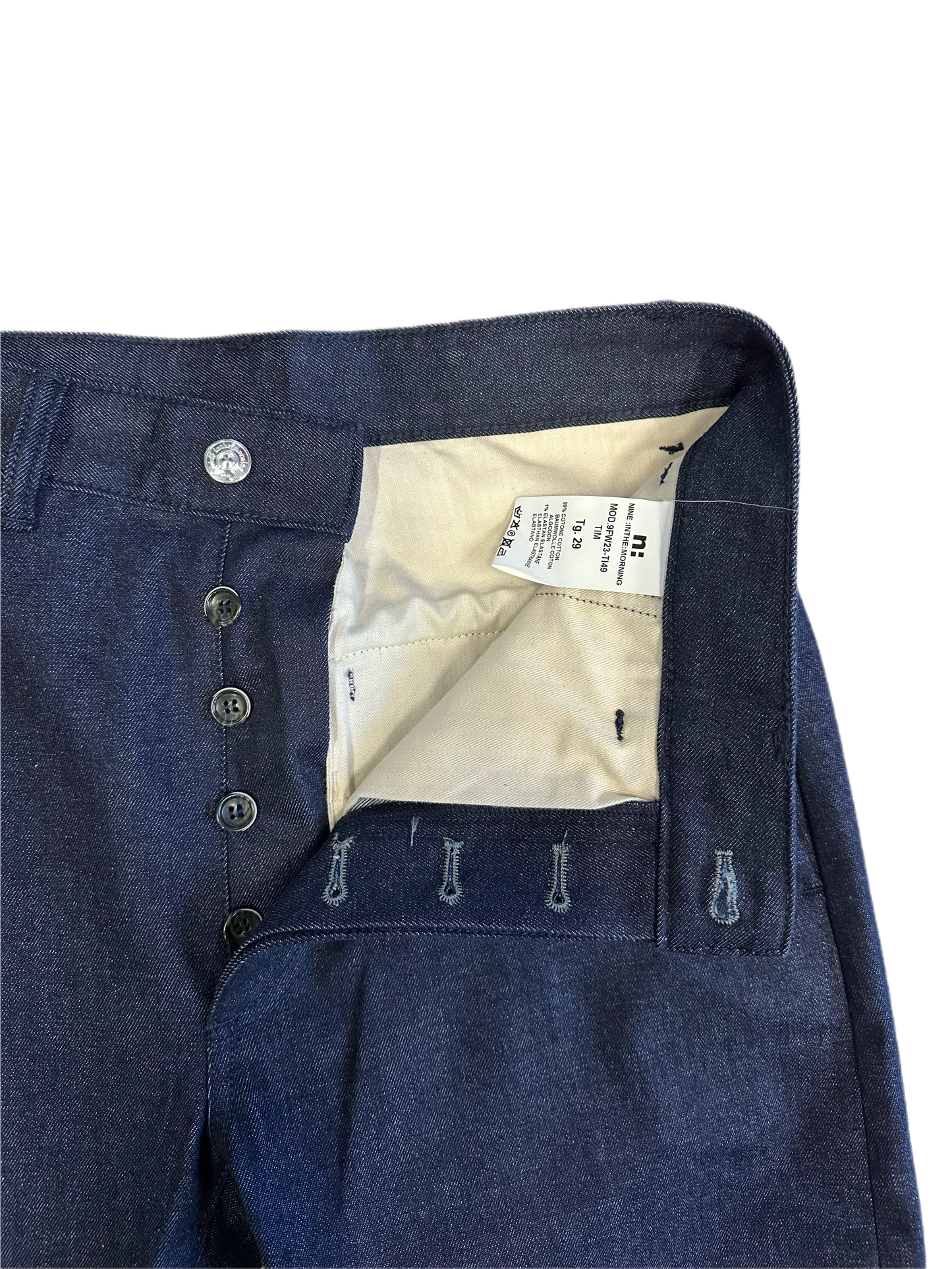 Nine In The Morning - Jeans Tim Chino Raw Blue