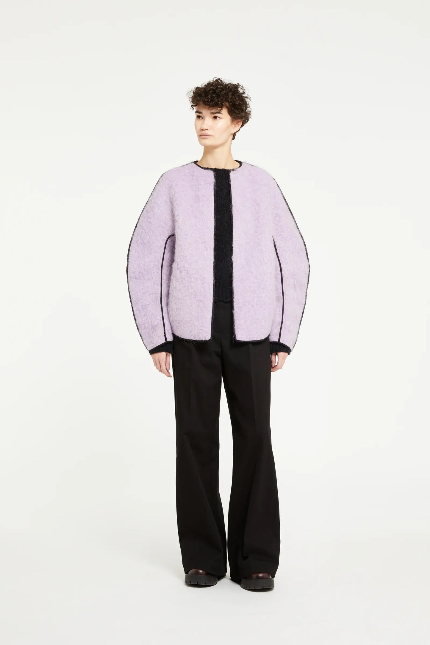 T-Coat - Bomber T22 Furry Lilla