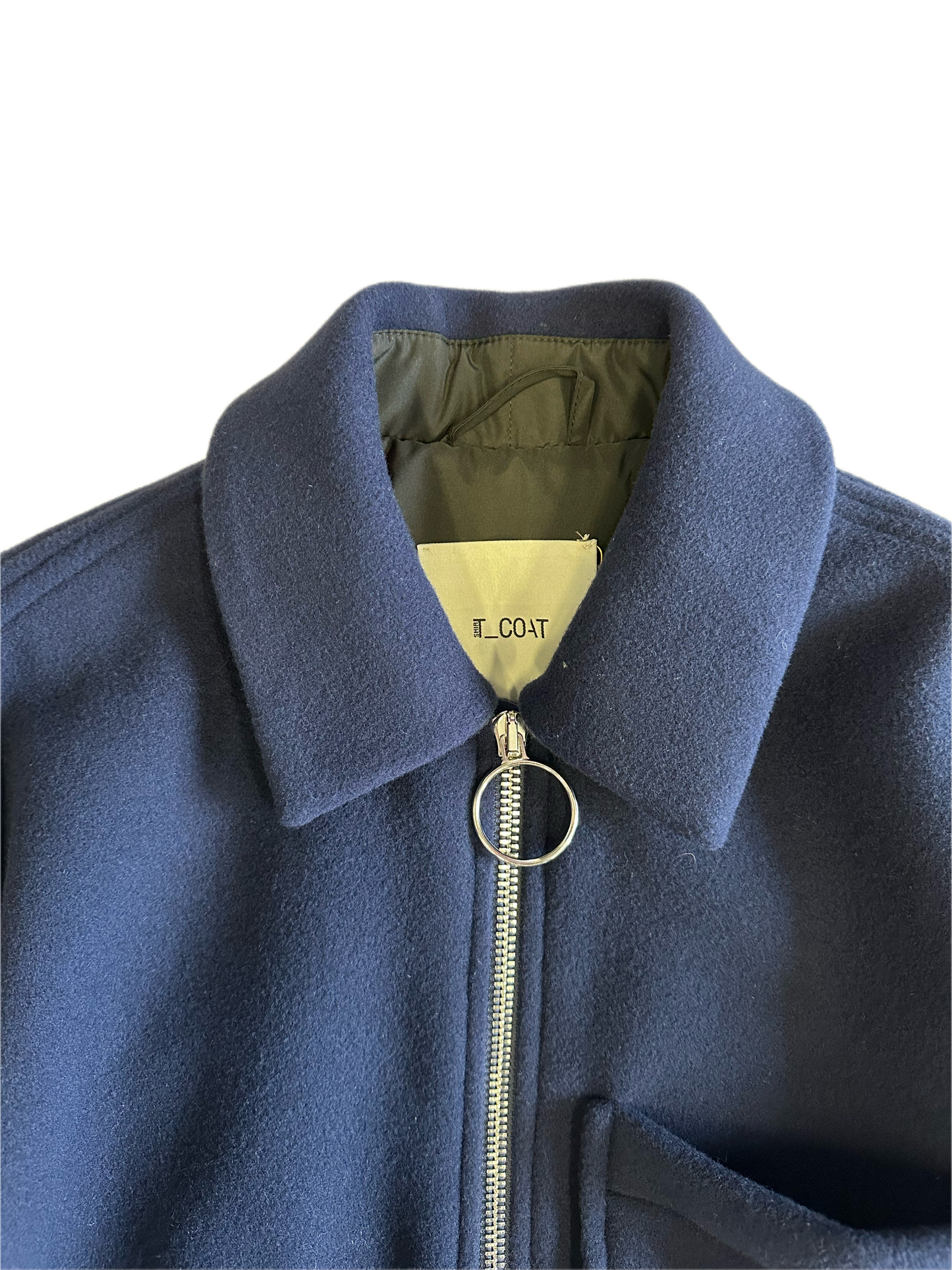 T-Coat - Bomber T92 Velour Oversize Blue