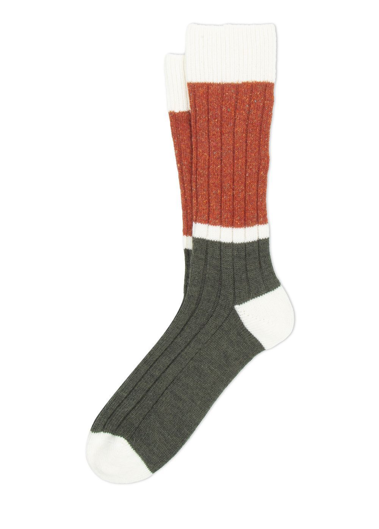 ANT45 - Socks Ovre Shorts in wool Green