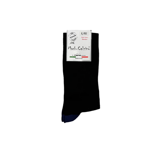 MaskCalzino - Long Sock Solid Color Blues Navy