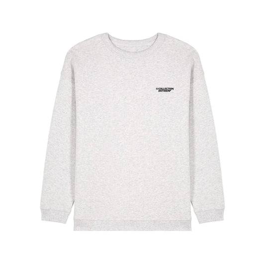 X Collection Antwerp - Sweater Oversize Off White Heather