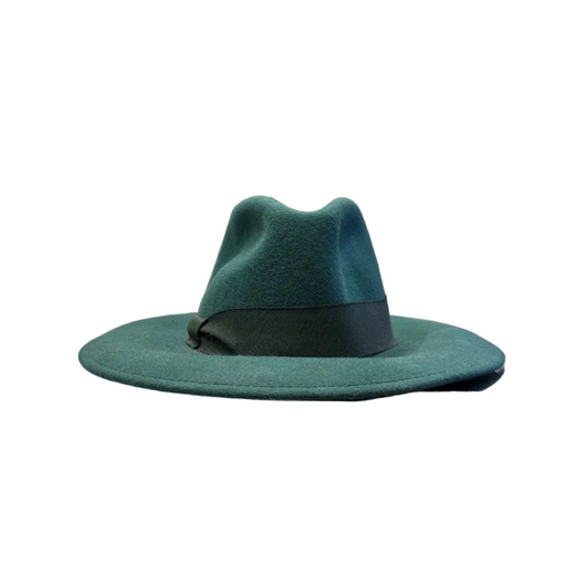 Eticlò - Hat Fedora Wool Emerald