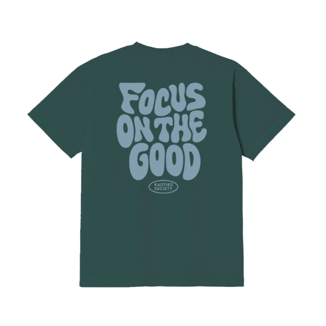 Kaotiko - T-shirt M/C Focus On The Good Green