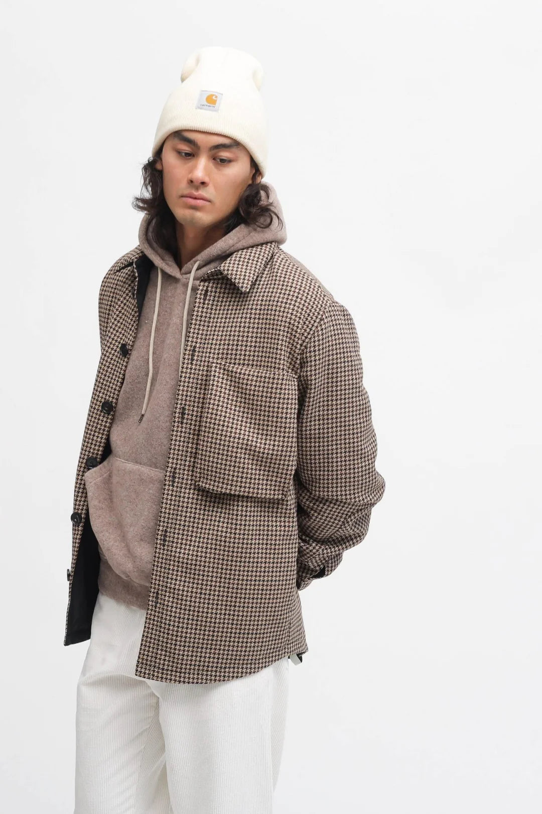 T-Coat - Jacket D T0 M Pied De Poule