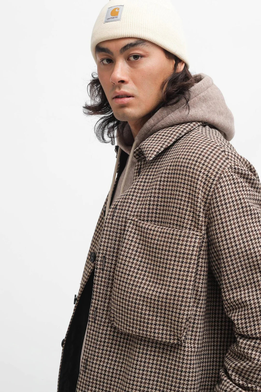 T-Coat - Jacket D T0 M Pied De Poule