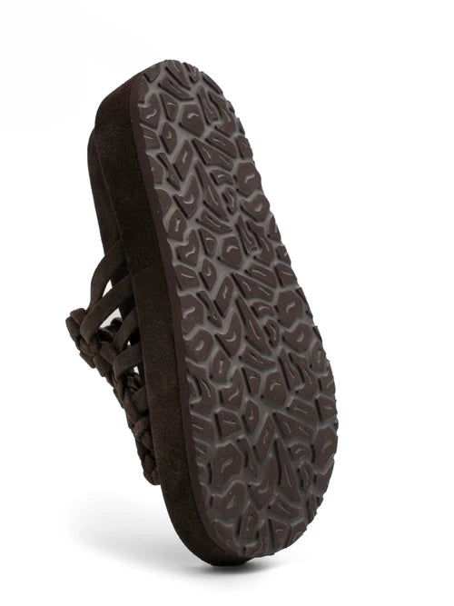 Paloma Barcelo’ - Slippers Nadira Suede Chocolate