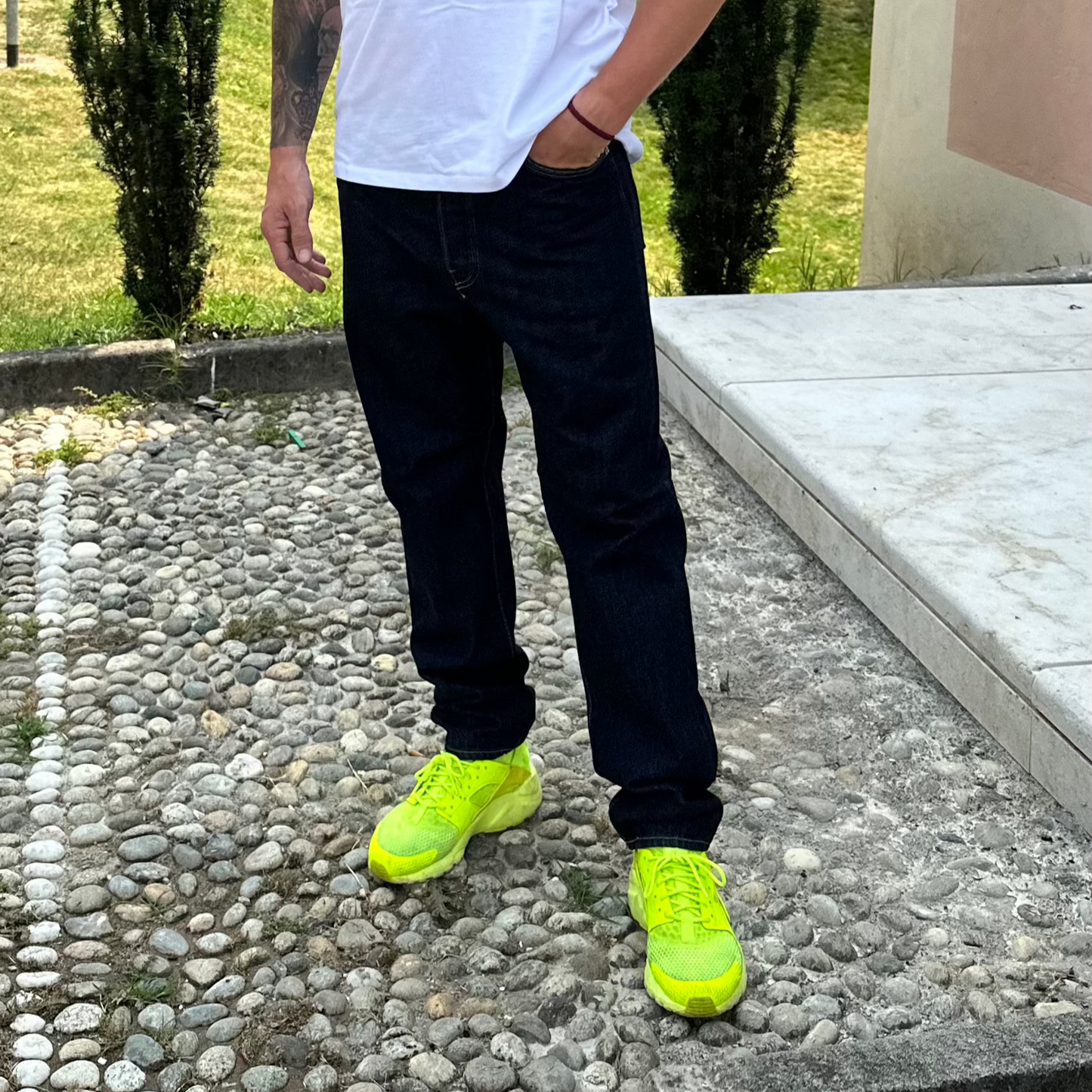 Edwin - Jeans Loose Tapared Blue Rinsed