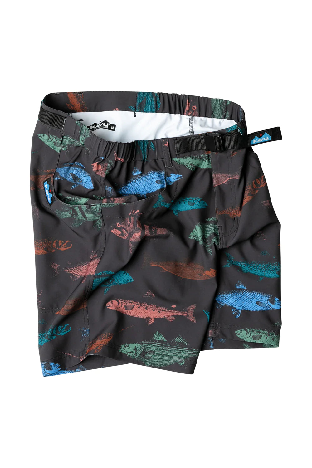 Kavu - ショートパンツ チリ h2o フィッシュ スタンプ
