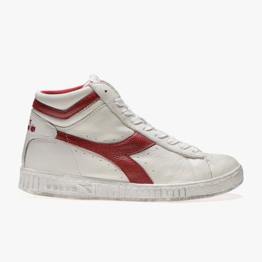 Diadora - Sneaker Game L High Waxed white/Red Pepper