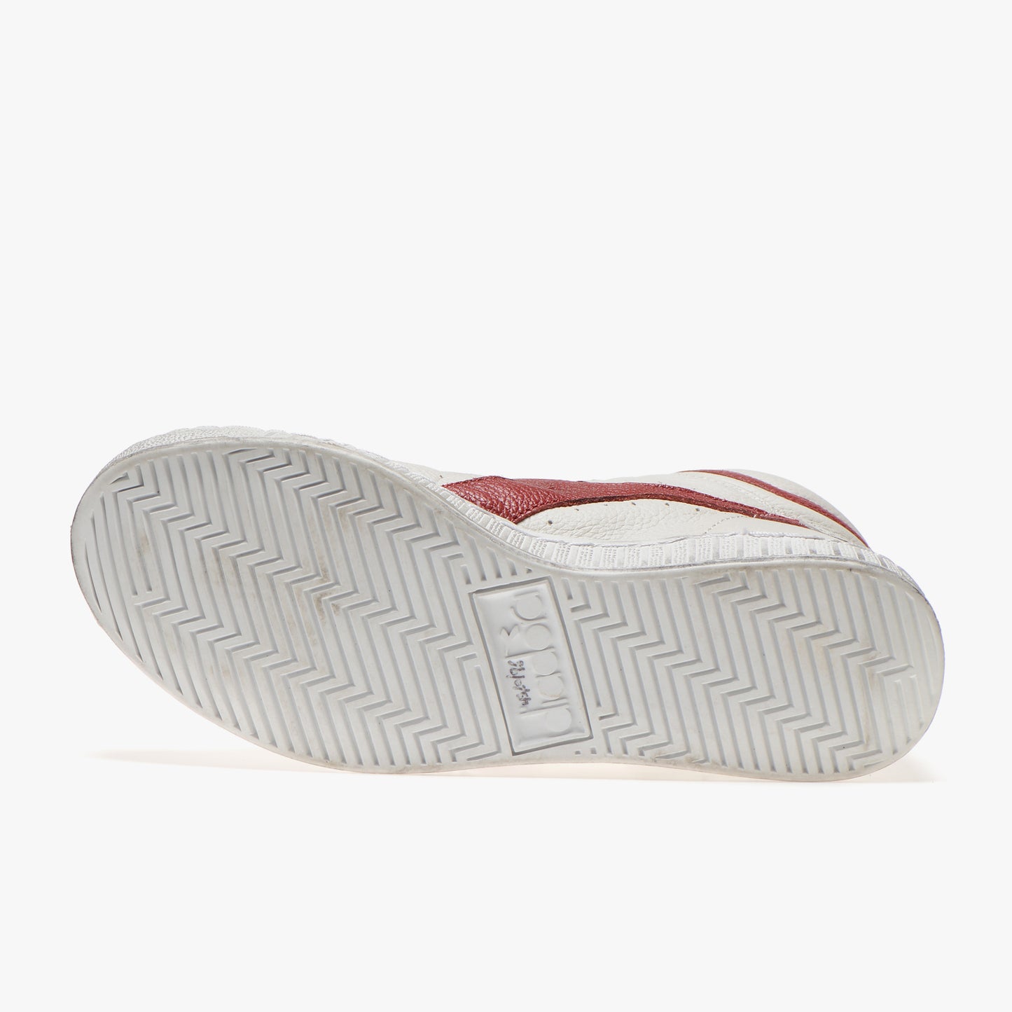 Diadora - Sneaker Game L High Waxed white/Red Pepper