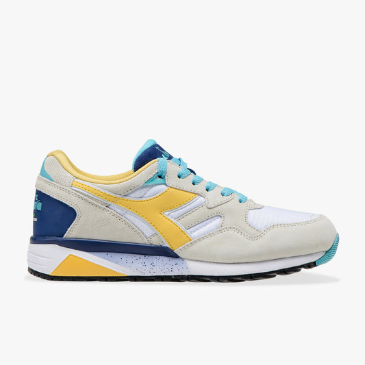 Diadora - Sneaker N9002 White/Banana Cream/Blue Curacao