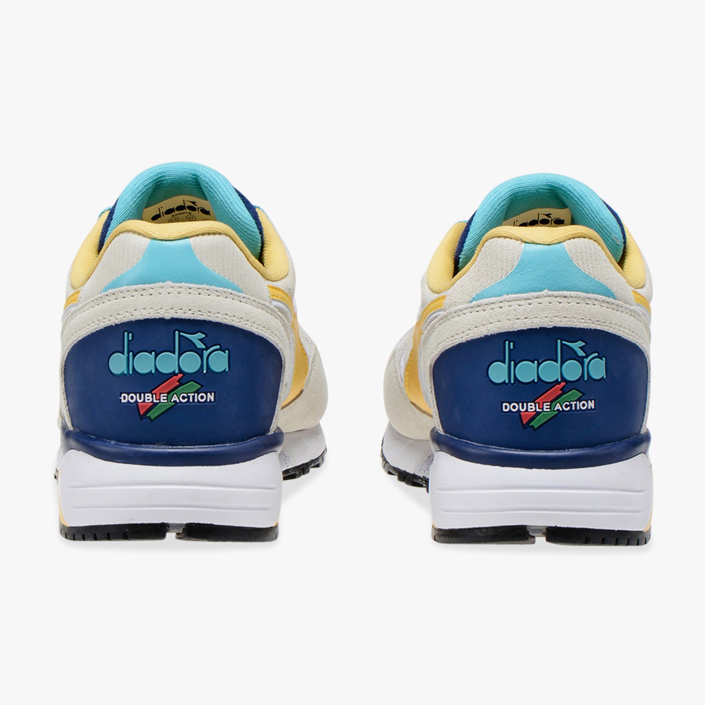 Diadora - Sneaker N9002 White/Banana Cream/Blue Curacao