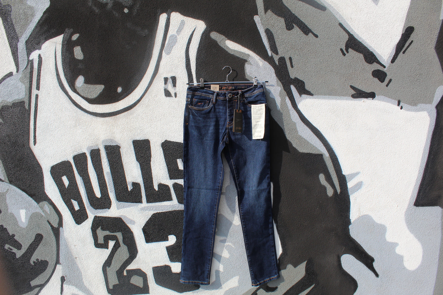 Cotton Belt - Trouser Jeans 5 Pockets Slim Dark
