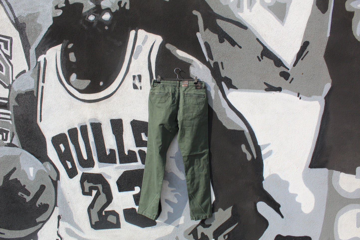 Cotton Belt - Trouser Chino Smith Slim Fit Military Green