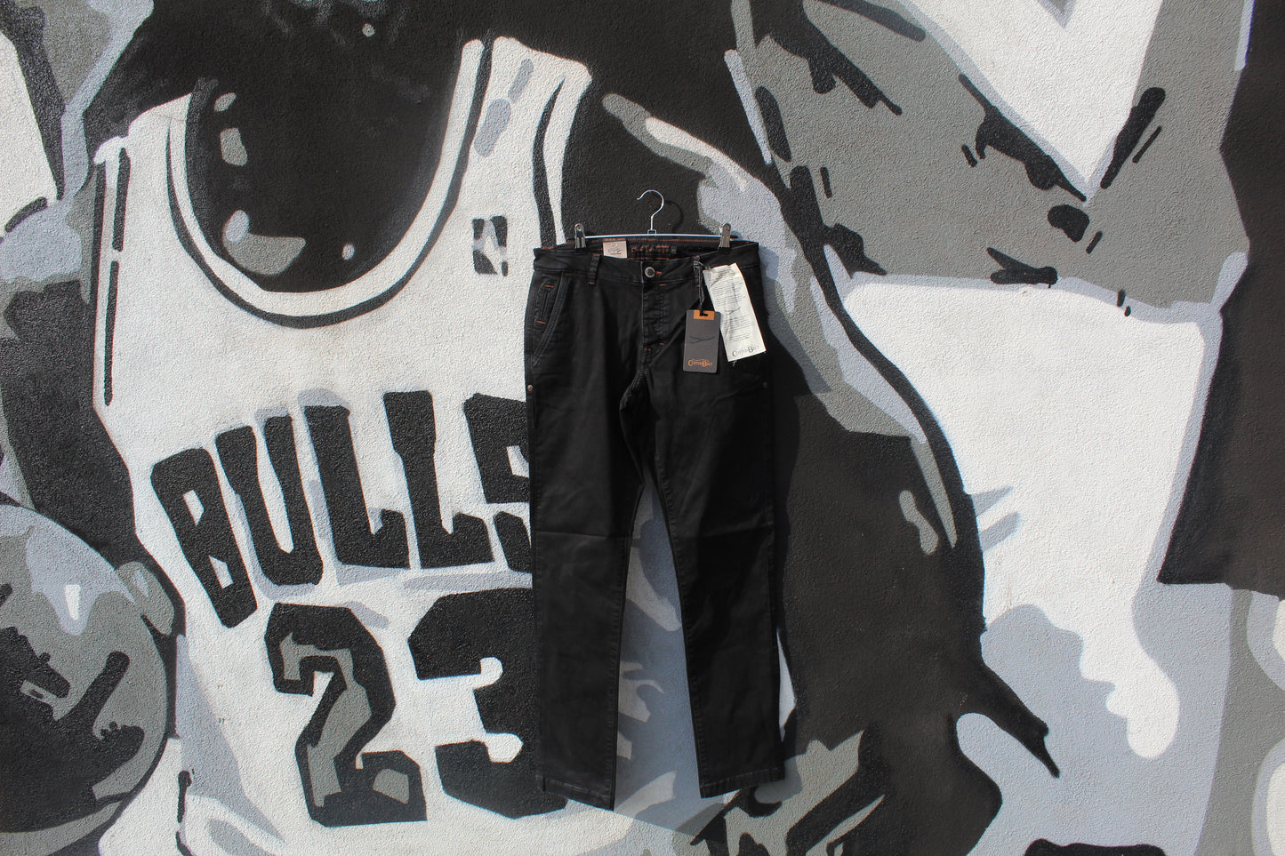 Cotton Belt - Trouser Chino Smith Slim Fit Black
