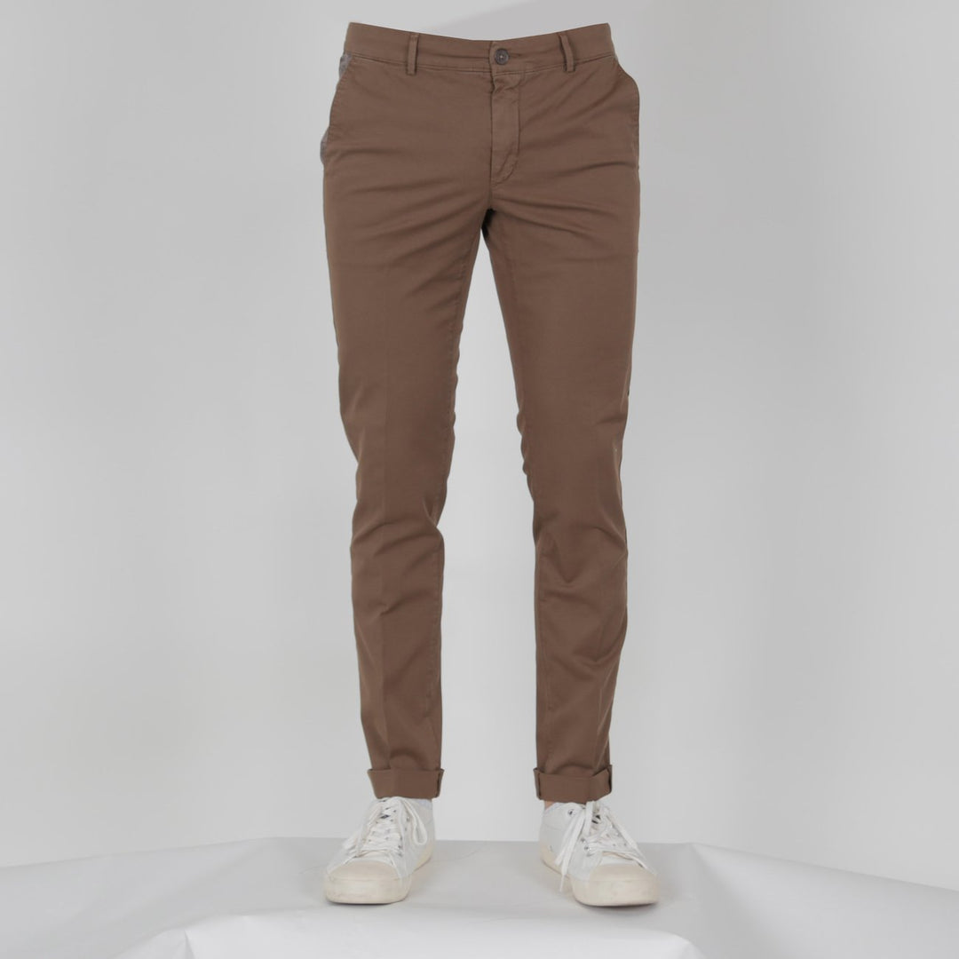 Maison Clochard - Trouser Mallard Gabardina Cigarette