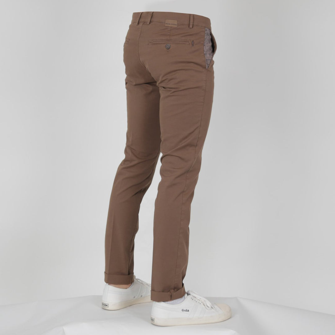 Maison Clochard - Trouser Mallard Gabardina Cigarette
