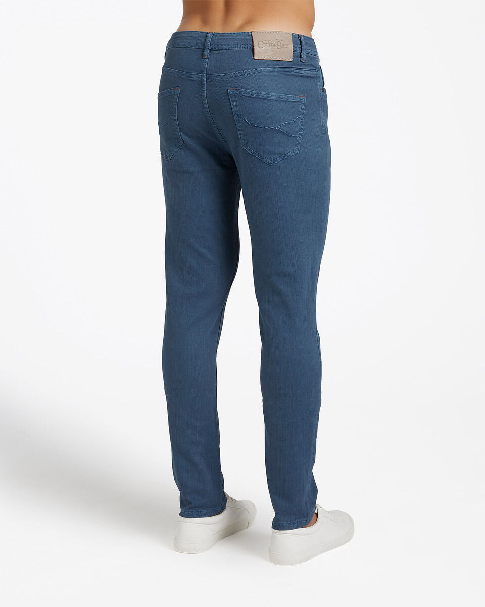 Cotton Belt - Trouser Jeans 5 Pockets Slim Blue Nights