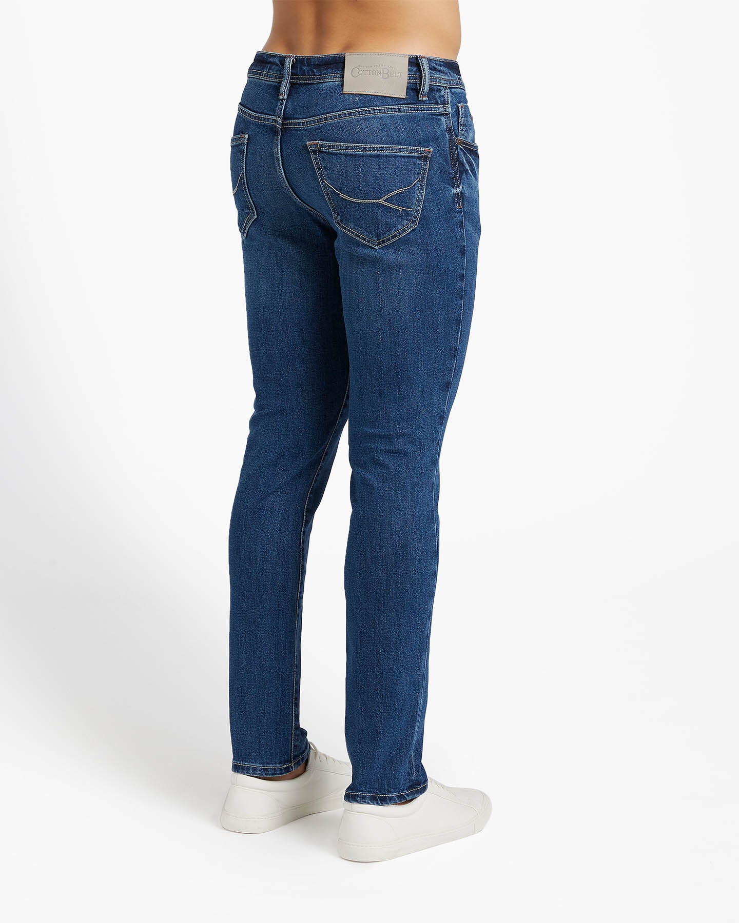 Cotton Belt - Trouser Jeans 5 Pockets Slim Dark