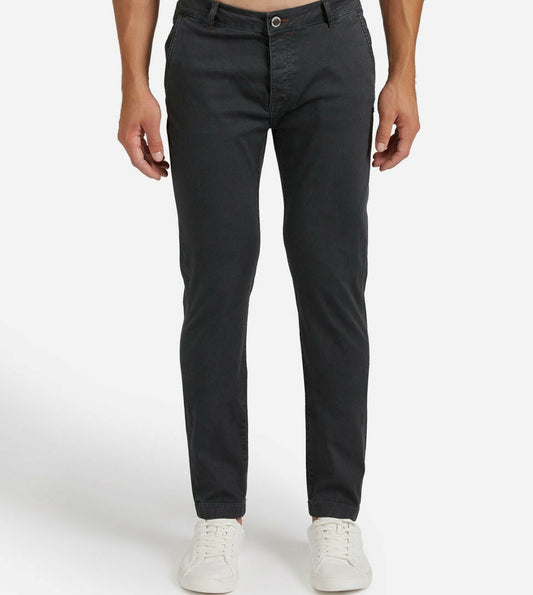Cotton Belt - Trouser Chino Smith Slim Fit Black