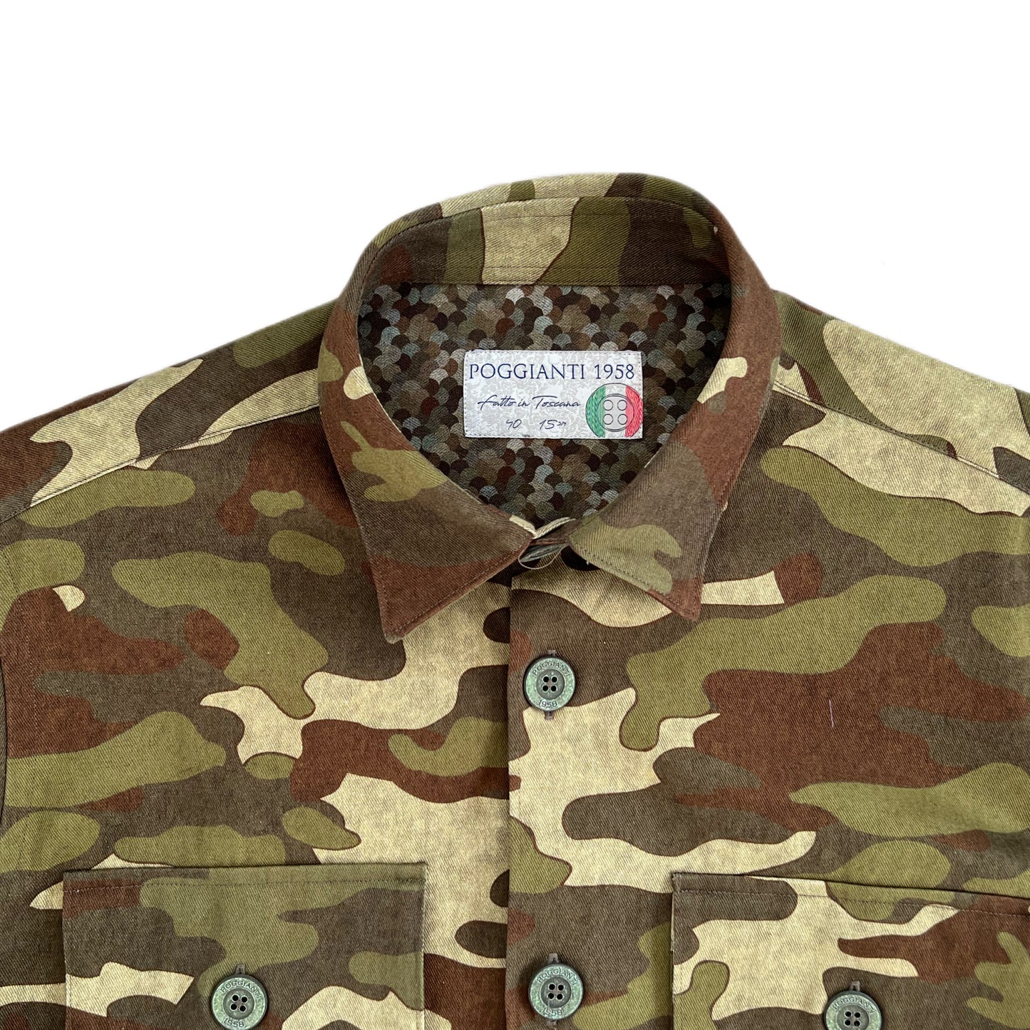 Poggianti 1958 - Shirt Jacket Montisi Camo Military