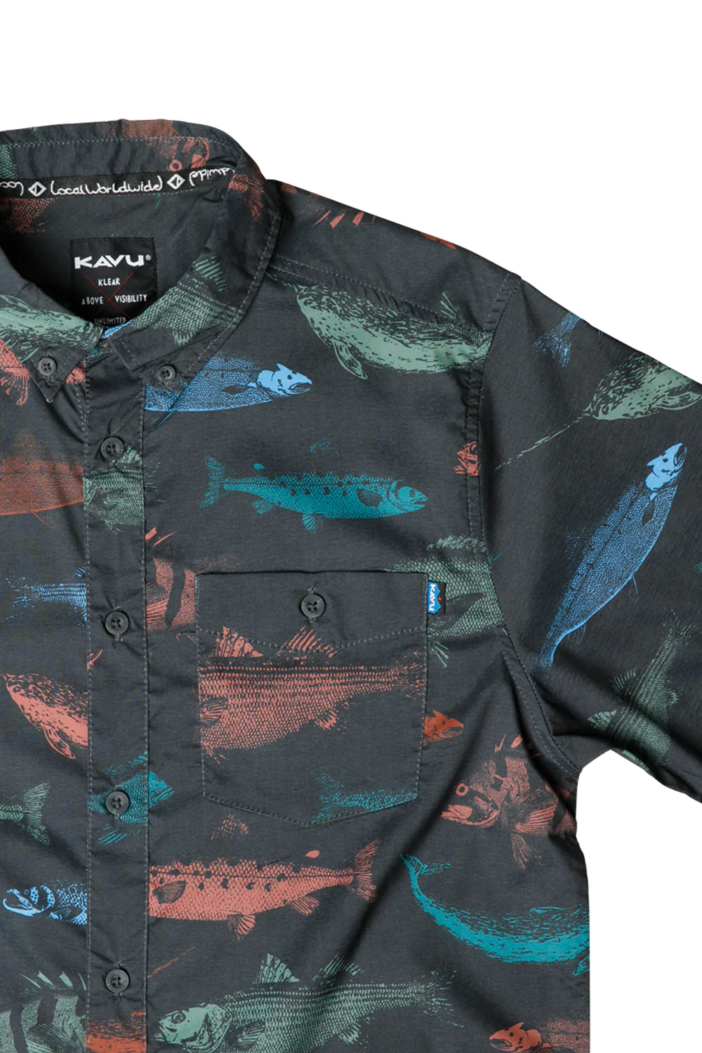 Kavu - Shirt River Wrangler Fish Stamp