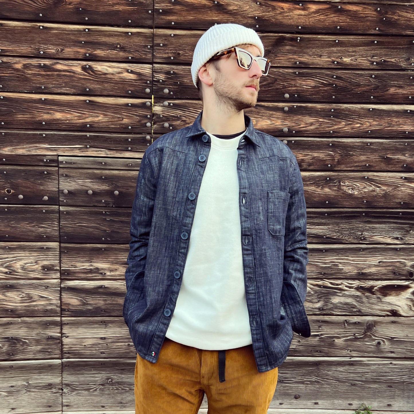 Poggianti 1958 - Shirt Certaldo in Denim