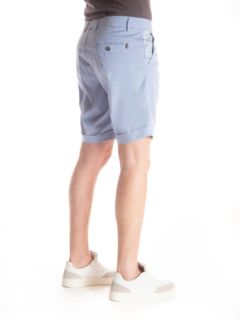Maison Clochard - Short Mallard Gabardina Ming Sky
